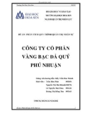 Đế án: Phân tích quy trình quản trị nhân sự công ty cổ phần vàng bạc đá quý Phú Nhuận