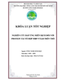 Luận văn : NGHIÊN CỨU ĐÁP ỨNG MIỄN DỊCH ĐỐI VỚI PROTEIN TÁI TỔ HỢP MBP-VT2eB TRÊN THỎ part 1