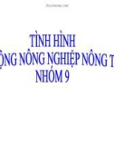 Báo cáo: Tình hình lao động nông nghiệp nông thôn