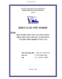 Luận văn đề tài : 'MỘT SỐ BIỆN PHÁP THÚC ĐẨY HOẠT ĐỘNG TRIỂN KHAI THỰC HIỆN DỰ ÁN FDI TRONG CÁC KHU CÔNG NGHIỆP Ở VIỆT NAM '