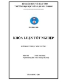 Đồ án tốt nghiệp ngành Kỹ thuật môi trường: Tính toán hệ thống xử lý nước thải bệnh viện lưu lượng 200m3 /ngày đêm