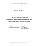 Đề tài: Năng suất sinh sản của nái CP90 phối với đực Pidu và Duroc nuôi tại Trang trại chăn nuôi Hùng An - Việt Yên - Bắc Giang