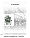 IELTS Academic Reading Sample 144 - The True Cost of Food