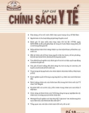 Tạp chí chính sách Y tế số 10 năm 2012