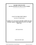 Luận văn: NGHIÊN CỨU ỨNG DỤNG HỆ ĐIỀU KHIỂN DỰ BÁO ĐỂ ĐIỀU KHIỂN NHIỆT ĐỘ LÒ NUNG CÁN THÉP LIÊN TỤC