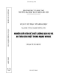 Luận văn : Nghiên cứu vấn đề chất lượng mạng dịch vụ và an toàn bảo mật trong mạng WIMAX