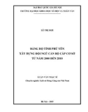 Luận văn Thạc sĩ Lịch sử: Đảng bộ tỉnh Phú Yên xây dựng đội ngũ cán bộ cấp cơ sở từ năm 2000 đến 2010