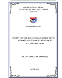 Luận văn Thạc sĩ Khoa học: Nghiên cứu chế tạo màng bao gói khí quyển biến đổi (MAP) ứng dụng để bảo quản vải thiều Lục Ngạn