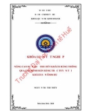 Khóa luận tốt nghiệp Quản trị kinh doanh: Nâng cao hiệu quả thu hút khách hàng thông qua các kênh bán hàng trực tuyến tại Khách sạn ÊMM Huế