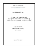 Luận văn Thạc sĩ Kế toán: Các nhân tố ảnh hưởng đến lập dự toán ngân sách tại các đơn vị Cục Dự trữ Nhà nước khu vực Đông Nam Bộ