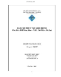 Báo cáo thực tập giáo trình Cần Giờ - ĐH Nông Lâm - VQG Cát Tiên - Đà Lạt