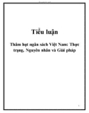 Tiểu luận: Thâm hụt ngân sách Việt Nam: Thực trạng, Nguyên nhân và Giải pháp