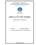 Khóa luận tốt nghiệp Kế toán - Kiểm toán: Hoàn thiện công tác kế toán vốn bằng tiền tại Công ty TNHH Nội Thất Phúc Tăng