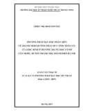 Luận văn Thạc sĩ ngành Mĩ thuật: Phương pháp dạy học phân môn vẽ tranh theo hướng phát huy tính tích cực của học sinh ở trường Trung học cơ sở Tân Triều, huyện Thanh trì, Thành phố Hà Nội