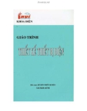 Giáo trình Thiết kế thiết bị điện: Phần 1