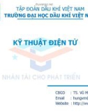 Bài giảng Kỹ thuật điện tử