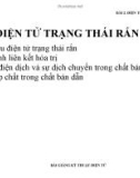 Bài giảng Kỹ thuật điện tử: Bài 2 - Lưu Đức Trung