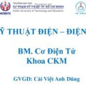 Bài giảng Kỹ thuật điện, điện tử: Phần 1 (Chương 2) - GV. Cái Việt Anh Dũng