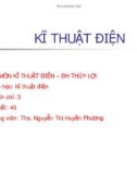 Bài giảng Kỹ thuật điện - ĐH Thủy lợi