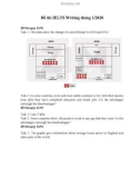 Đề thi IELTS Writing tháng 1-2020