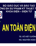 Bài giảng An toàn điện: Chương 1 - TS. Võ Viết Cường