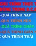 Bài giảng Nguyên lý động cơ đốt trong - Chương 2: Chu trình thực tế dùng trong động cơ đốt trong