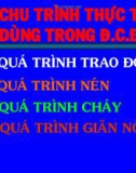 Bài giảng Nguyên lý động cơ đốt trong - Chương 3: Chu trình thực tế dùng trong động cơ đốt trong