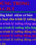 Bài giảng Nguyên lý động cơ đốt trong - Chương 1: Chu trình lý tưởng dùng trong động cơ đốt trong