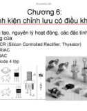 Bài giảng Cấu kiện điện tử: Chương 6 - ĐH Nha trang