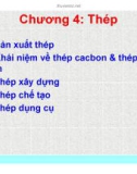 Bài giảng Vật liệu học: Chương 4 - Nguyễn Thanh Điểu