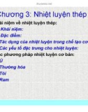 Bài giảng Vật liệu học: Chương 3 - Nguyễn Thanh Điểu