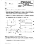 Đề kiểm tra cuối kỳ môn Điện tử công suất