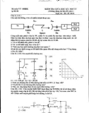 Đề kiểm tra giữa học kỳ môn Mạch điện tử thông tin