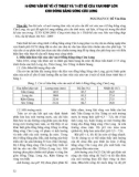 Những vấn đề về kỹ thuật và thiết kế cửa van nhịp lớn cho đồng bằng sông Cửu Long