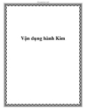 Vận dụng hành Kim