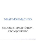 Bài giảng Nhập môn mạch số: Chương 5.3 – ĐH CNTT