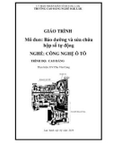 Giáo trình Bảo dưỡng và sửa chữa hộp số tự động - CĐ Nghề Đắk Lắk