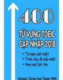 Ebook Cập nhật 400 từ vựng Toeic năm2018