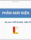 Bài giảng Phần Máy điện: Chương 1 - Những khái niệm cơ bản về máy điện