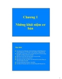 Bài giảng Kỹ thuật nhiệt - Chương 1: Những khái niệm cơ bản