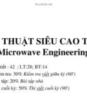 KỸ THUẬT SIÊU CAO TẦN - Chương mở đầu