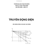 Bài giảng Truyền động điện - ĐH Phạm Văn Đồng