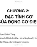 Bài giảng Truyền động điện tự động: Chương 2 - Phạm Khánh Tùng