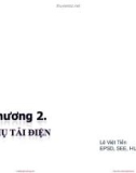 Bài giảng Cung cấp điện: Chương 2 - Lê Viết Tiến