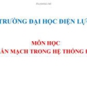 Bài giảng Ngắn mạch trong hệ thống điện - ĐH Điện lực