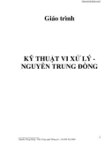 Giáo trình Kỹ thuật vi xử lý: Phần 1 - Nguyễn Trung Đồng