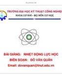 Bài giảng Nhiệt động lực học - Đỗ Văn Quân