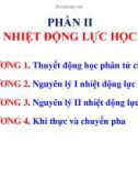 Bài giảng Nhiệt động lực học: Chương 1