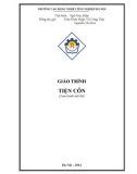 Giáo trình Tiện côn - CĐ Nghề Công Nghiệp Hà Nội