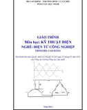 Giáo trình Kỹ thuật điện - Nghề: Điện tử công nghiệp - Trình độ: Cao đẳng (Tổng cục Dạy nghề)